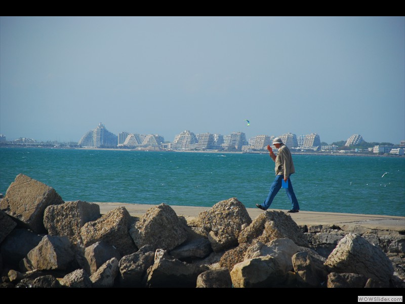 Vue sur la Grande Motte
