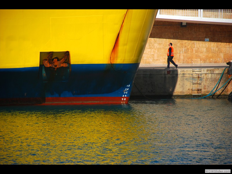 Yellow ferry